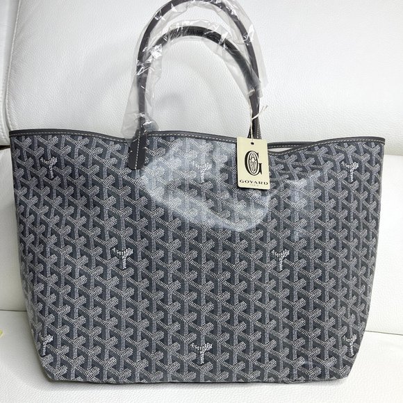 Goyard Saint Louis Tote PM Grey NWT 100% Authentic